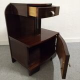 Art Deco mahogany bedside table