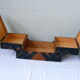 Boite a couture en bois art deco