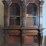Empire style trade furniture bookcase in solid pine