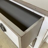 Commode 2 tiroirs rivoli en bois massif michel ferrnd