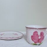 4 tasses à café en grès