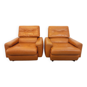 Paire de fauteuils lounge
