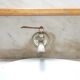 Antique washbasin cabinet in marble and wood