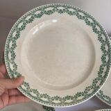 5 assiettes Boch & Frère