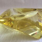 Diamond-shaped faceted ashtray