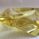 Diamond-shaped faceted ashtray