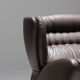 One-seat lounge sofa model pasha, manufactured in the 1970s by durlet, belgium.