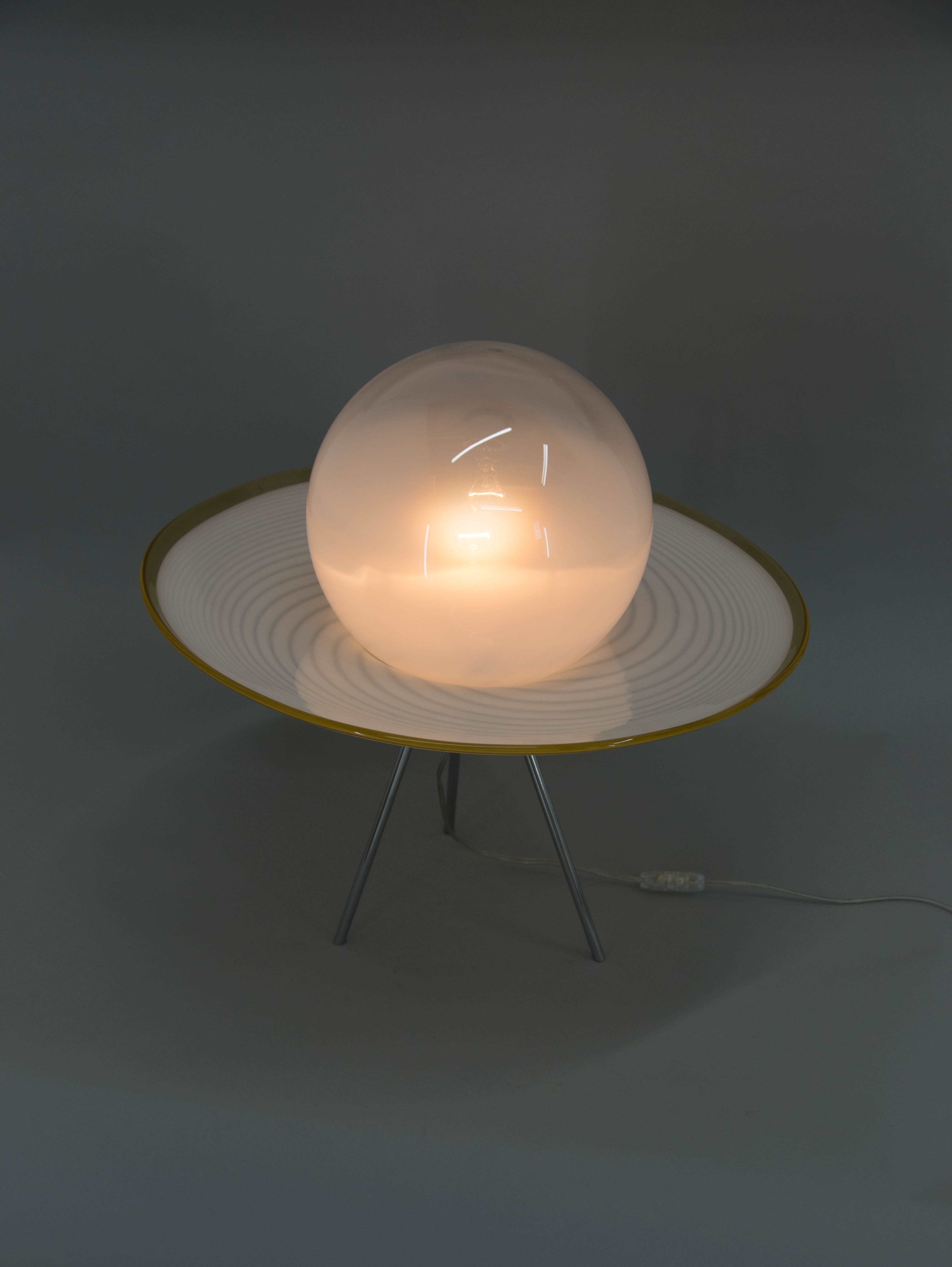 Italian Design Table or Floor Murano Lamp, 2000s