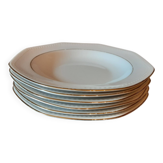 Set of 6 deep plates Bavaria