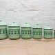 Série 6 pots émaillés vert mint