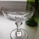 Lot of 5 20s crystal champagne glasses
