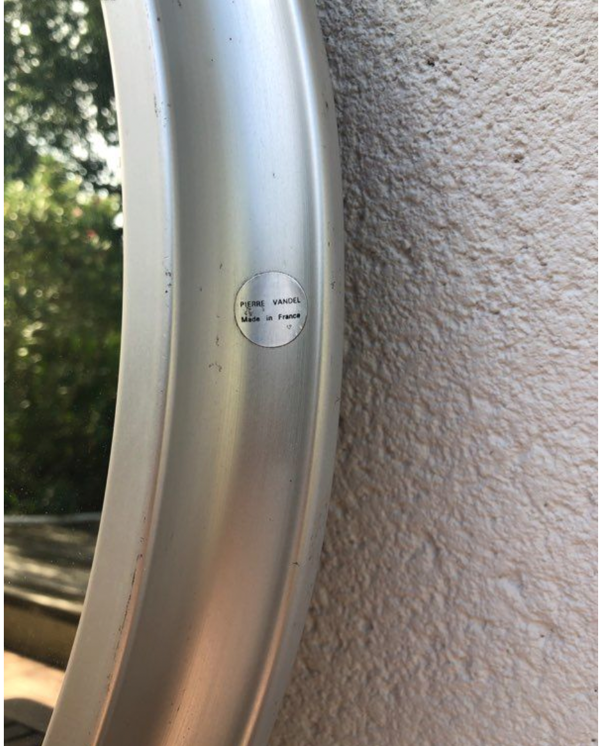 Miroir pierre vandel aluminium