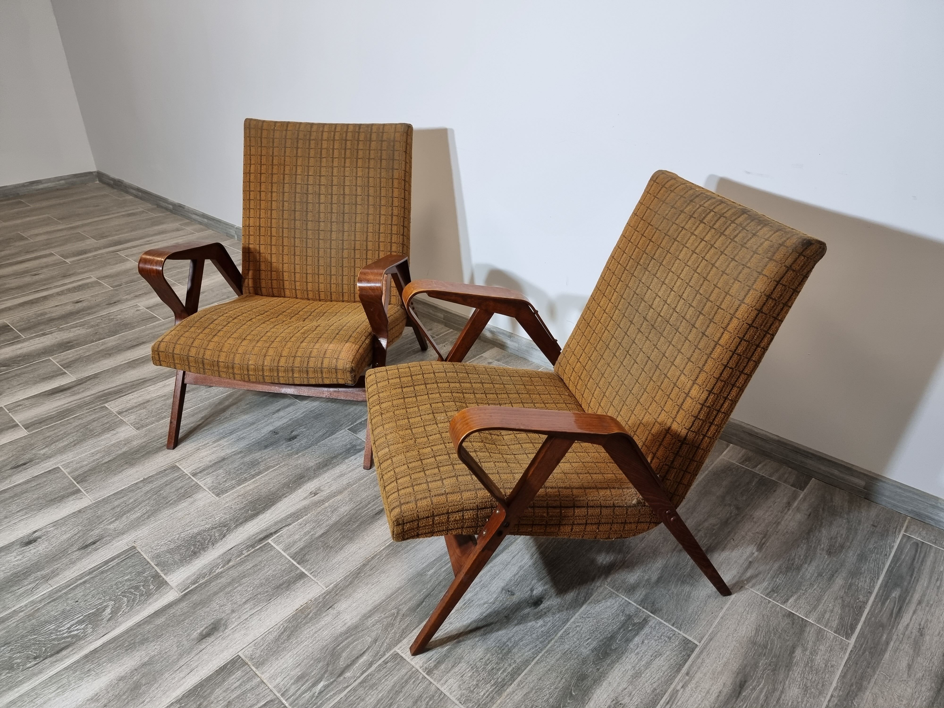 Armchairs by Frantisek Jirak