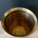 Brass and mother-of-pearl champagne bucket