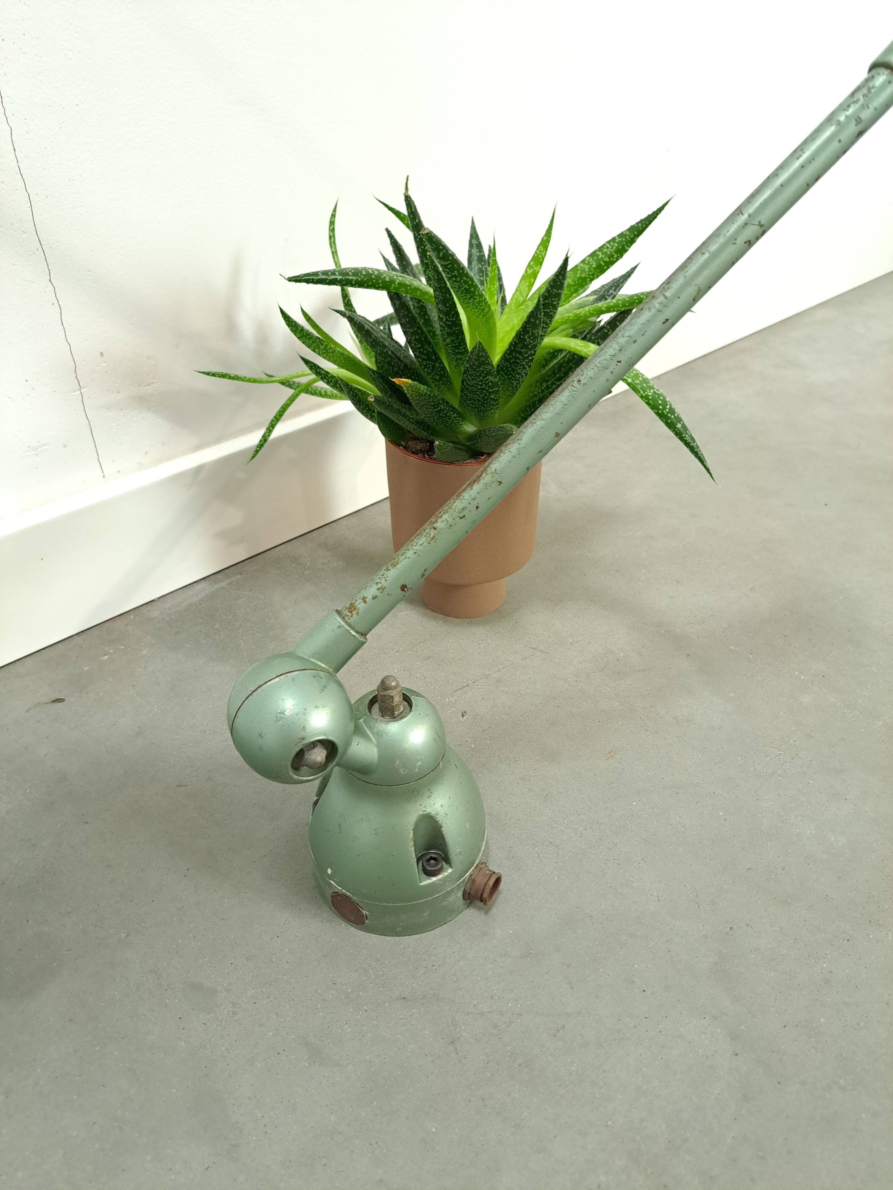 Vintage originele industriële Jielde lamp 2 armen