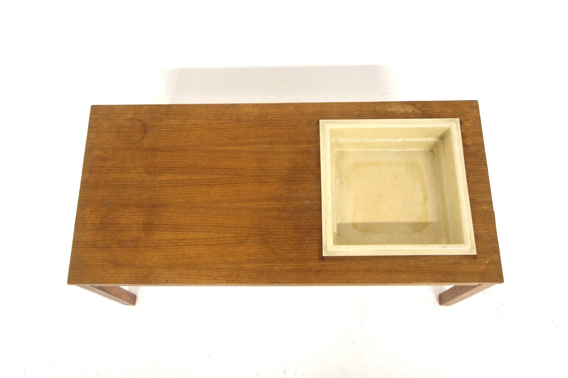 Scandinavian indoor planter in teak, Sweden, 1960