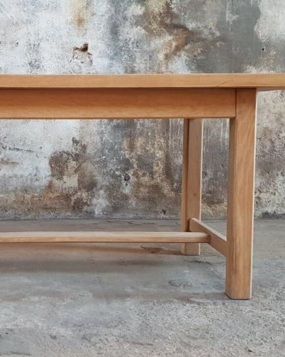 Farm table with extension cord