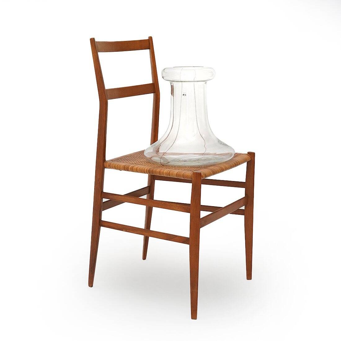 Transparent glass vase by Renato Toso for Fratelli Toso, 1970s.