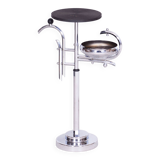 Restored Bauhaus Small Table, Unusual Design, Chrome, Bakelit, Germany, 1930s