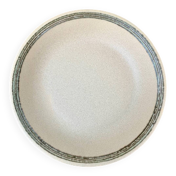 Large vintage glazed stoneware dish – 1970s style