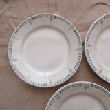 6 plates for castres faiencerie dessert