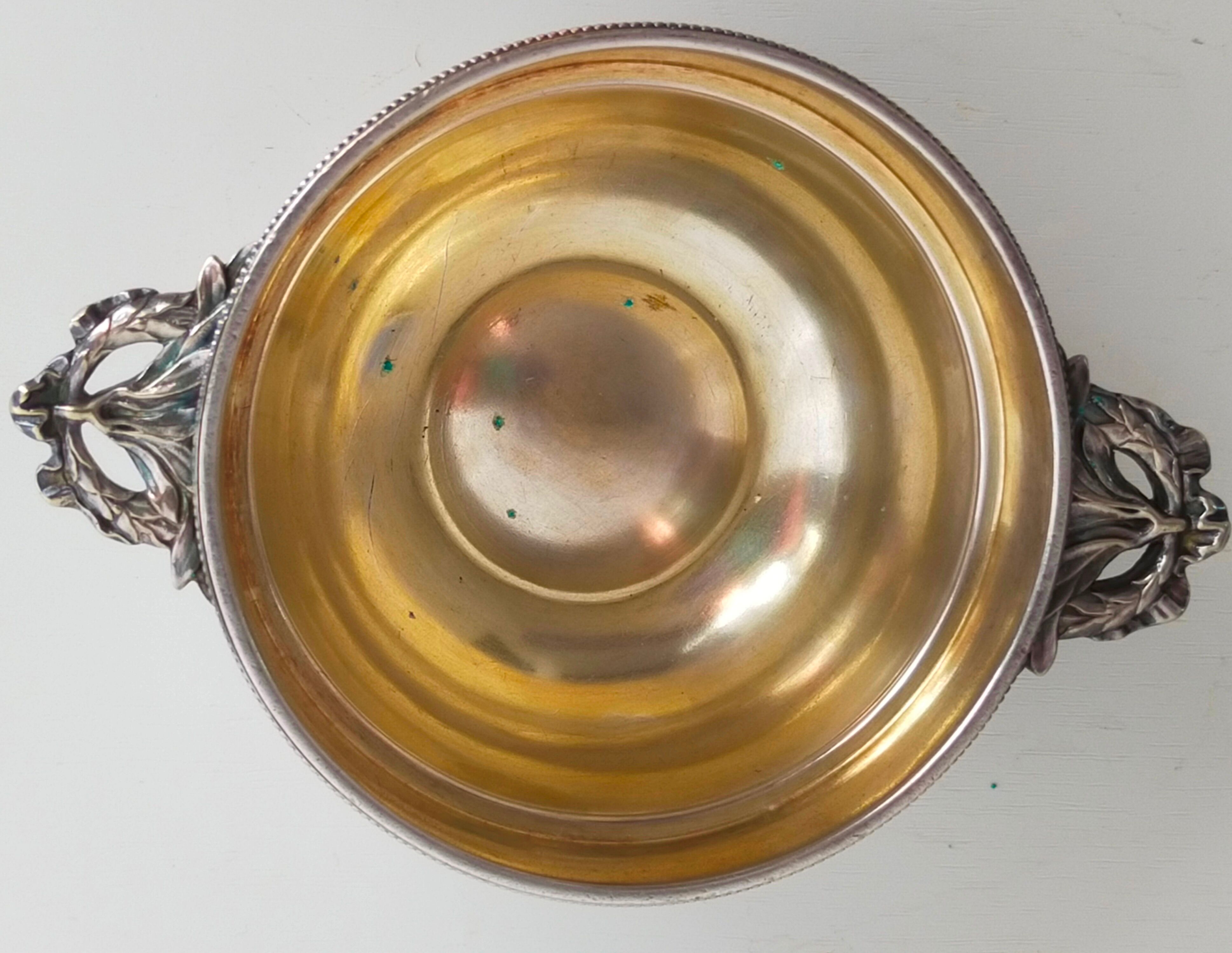 Christofle bowl in silver metal