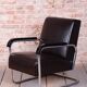 Bauhaus Armchair in Chrome and Leather from Hynek Gottwald, Czech, 1930s