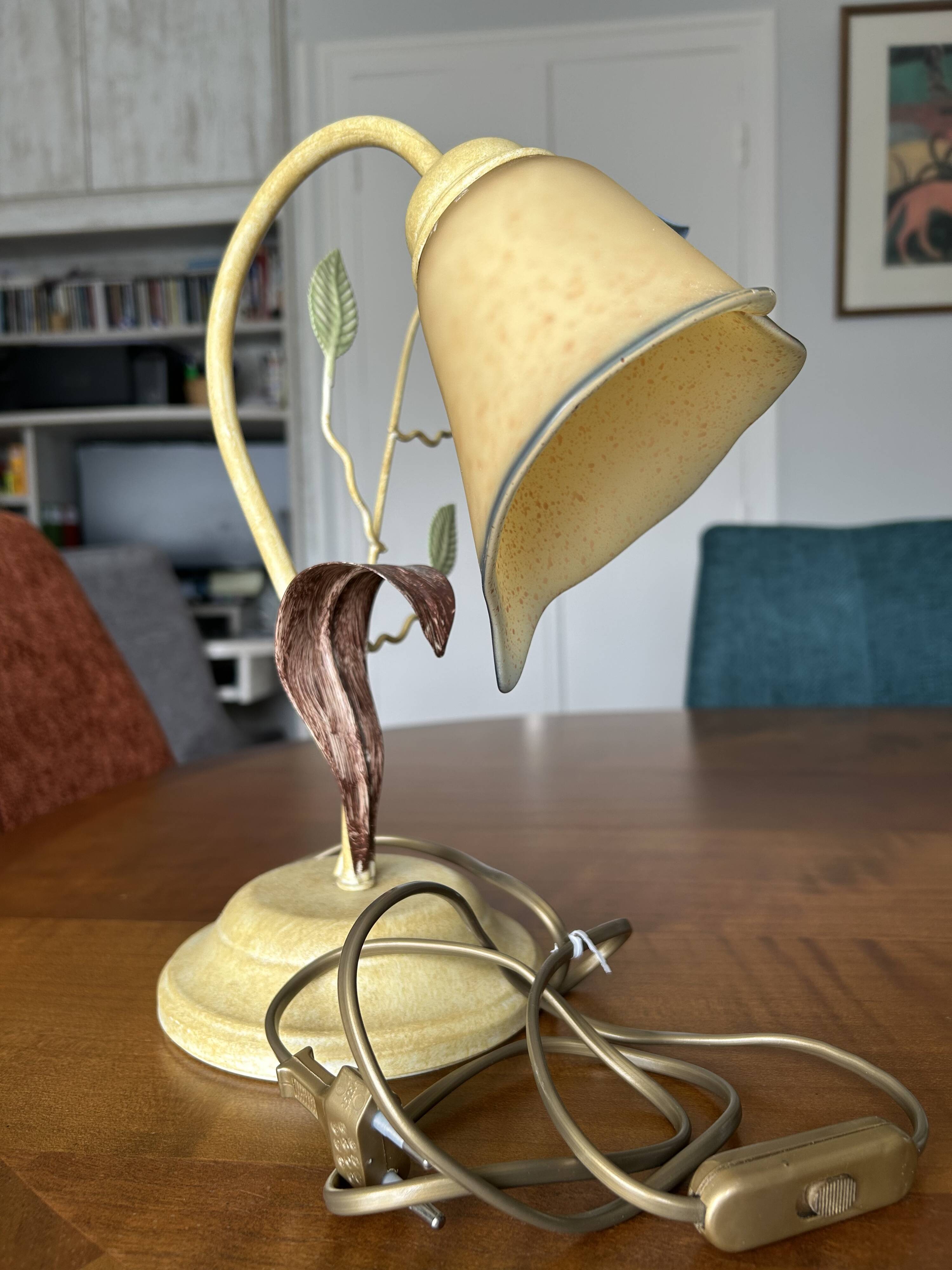 Lustres and 2 vintage lamps, Bulgarian brand, 90s/2000s.