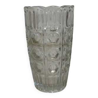 Vase transparent en verre