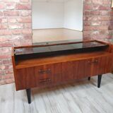 Restored Mid-Century Walnut Vanity Dressing Table by Marian Grabinski - 196