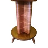 French Art Deco Veneered Side Table, 1930s