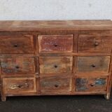 Wooden chest of drawers 9 drawers