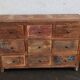 Commode en bois 9 tiroirs