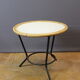 Salon en rotin et fer laqué noir par Rohe Noordwole vers 1950