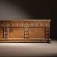 Handcrafted Solid Oak Chest with Rustic Carvings | Germany