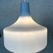 Suspensions opaline vintage – bleu pastel