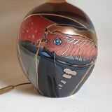 Vintage ceramic table lamp Height 61 cm