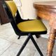 6 back chairs Emilio Ambasz & Giancarlo Peretti, yellow armchair