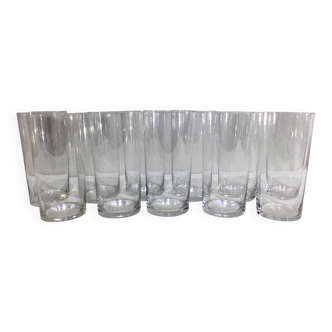 Baccarat - 11 Orangeade Glasses