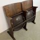 Vintage two-seat cinema bench from ton, 1960s