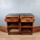 Pair of Art Deco style bedside tables