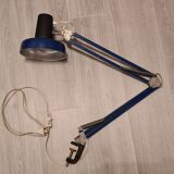 Vintage blue architect lamp
