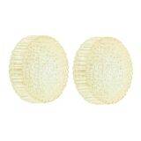 Pair of Mid-Century Bubble Glass Wall Lamps by H.Tynell for Limburg, 1970s