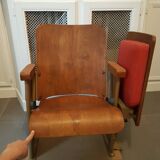 Vintage cinema seat
