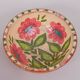 Clay bowls with floral decorations