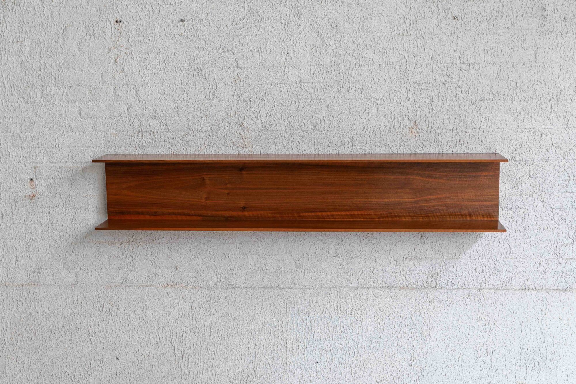 Floating wall shelf by Walter Wirz