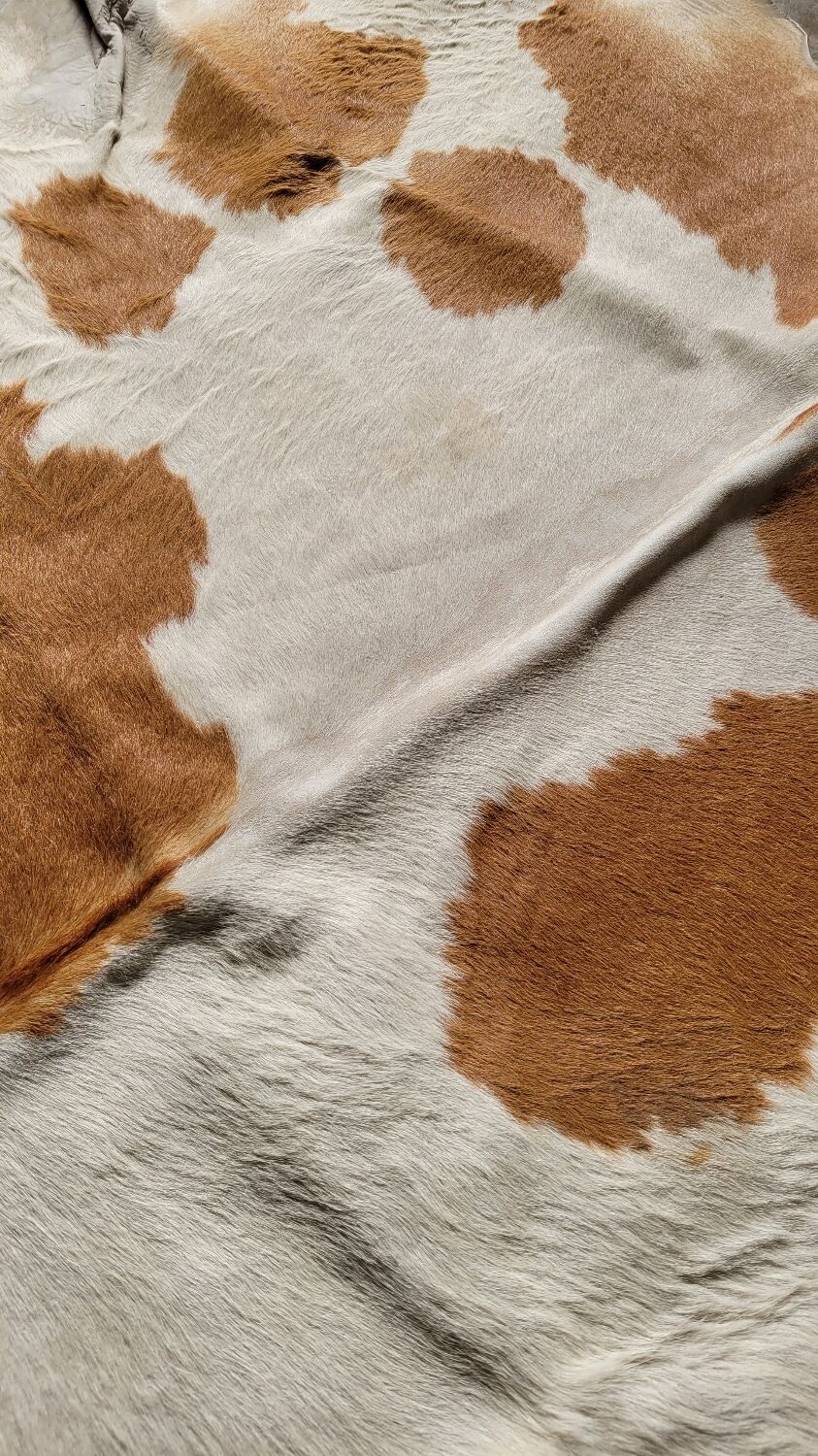 Vintage cowhide rug 1970