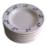12 assiettes creuses