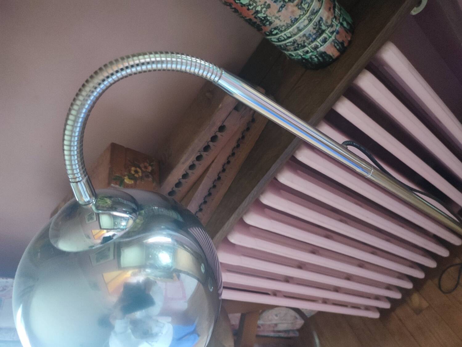 Lampe chromée vintage