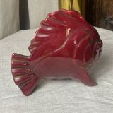 Earthenware fish, Art Deco by Géo Condé